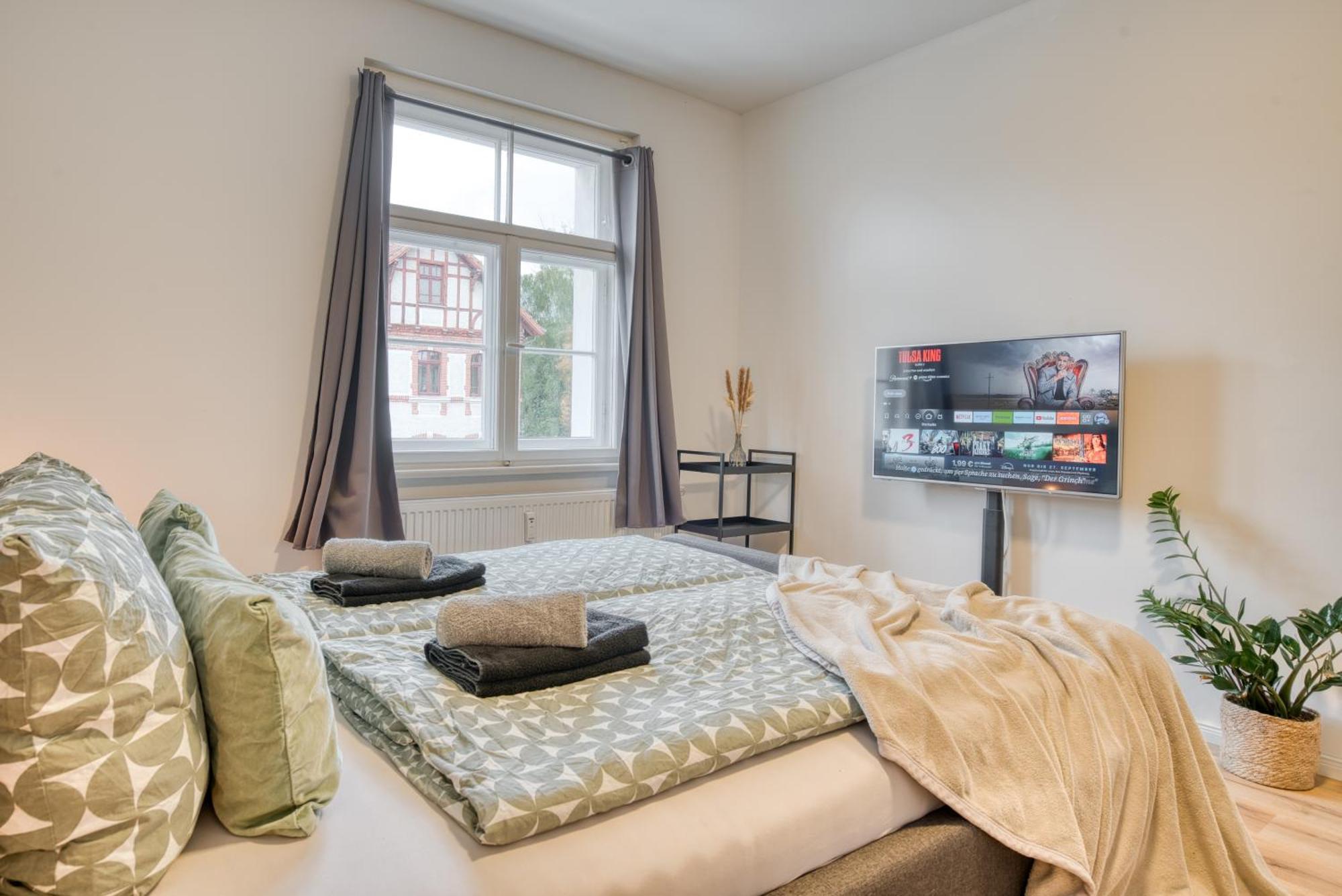 Homy I Stylisches Retroapartment Netflix & Wlan 莱比锡 外观 照片